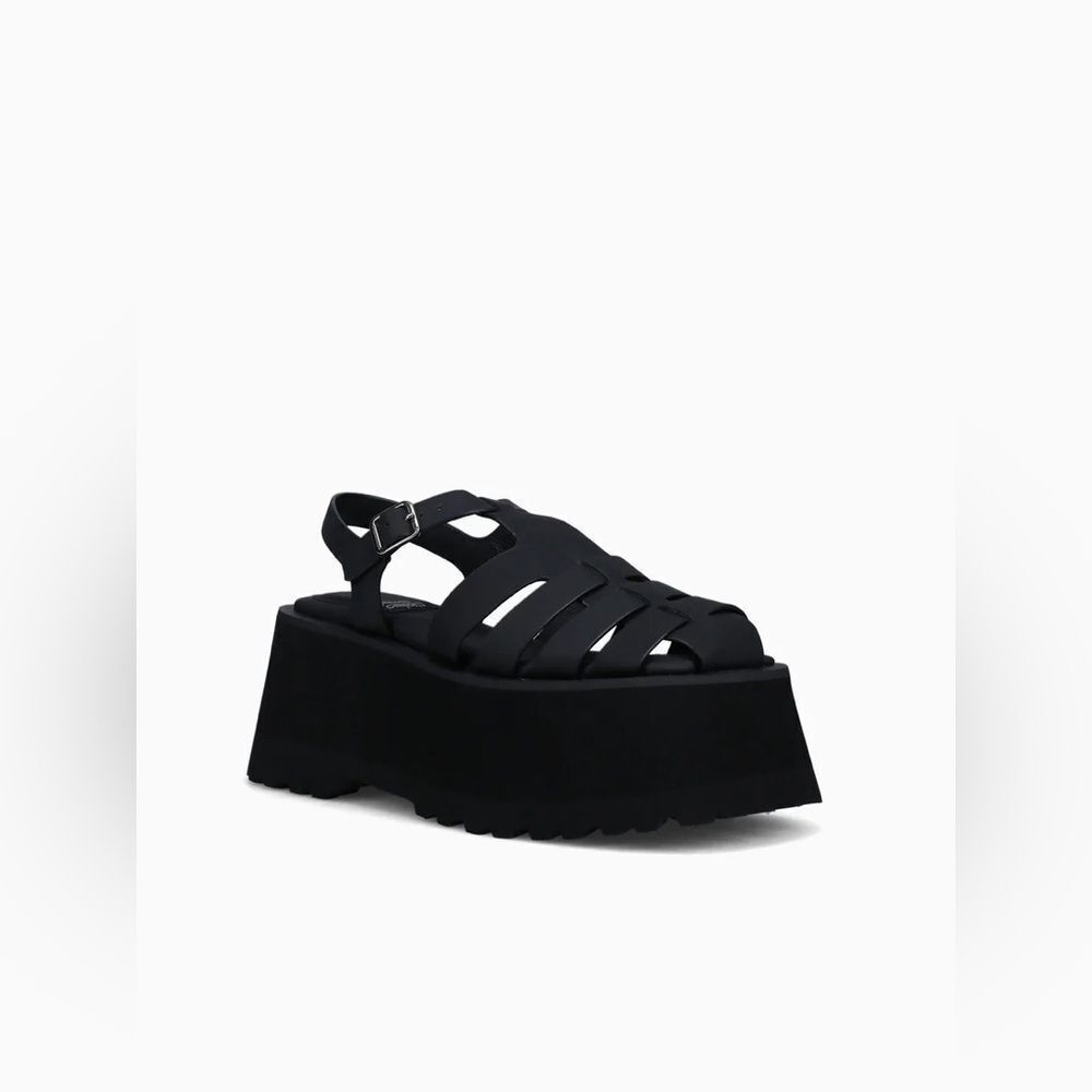 Women's Black Platform Sandals